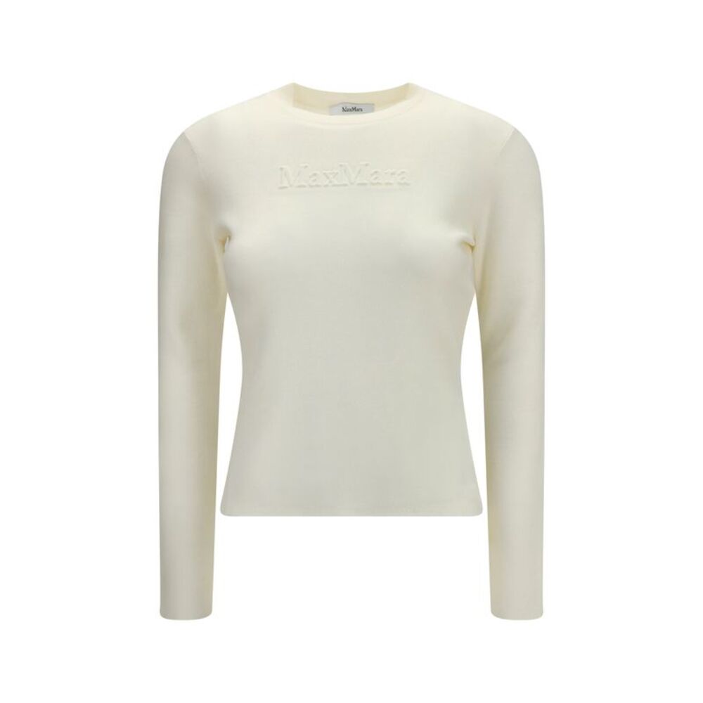 Max Mara Women Manto Long-Sleeve Wool Sweater
